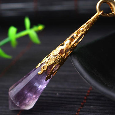 Natural Purple Amethyst Orgone Pendant